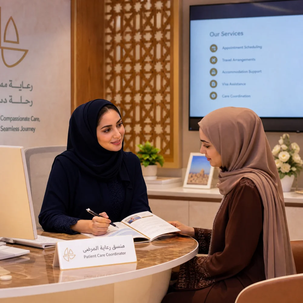 المساعدة في التأشيرات الطبية في عمان