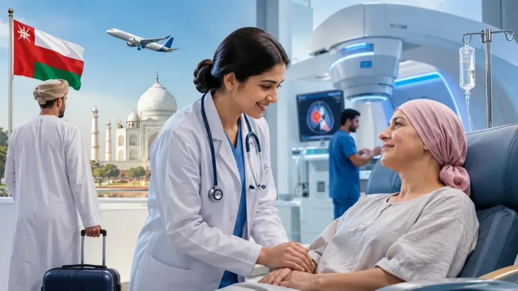 تنسيق رعاية السرطان في الهند لمرضى دول الخليج
